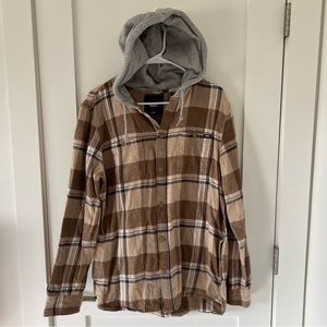 Vans Hooded Flannel Jacket